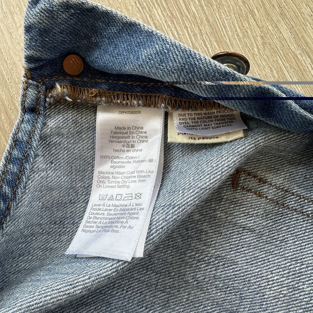Madewell Womens Aldott Wash Denim Oversized Carpenter Overalls - Picture 10 of 16